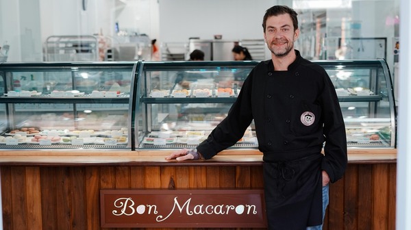UVic Alumnus, Yann Fougere, co-owner of Bon Macaron