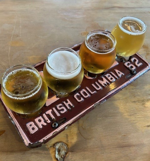 A flight of beer 