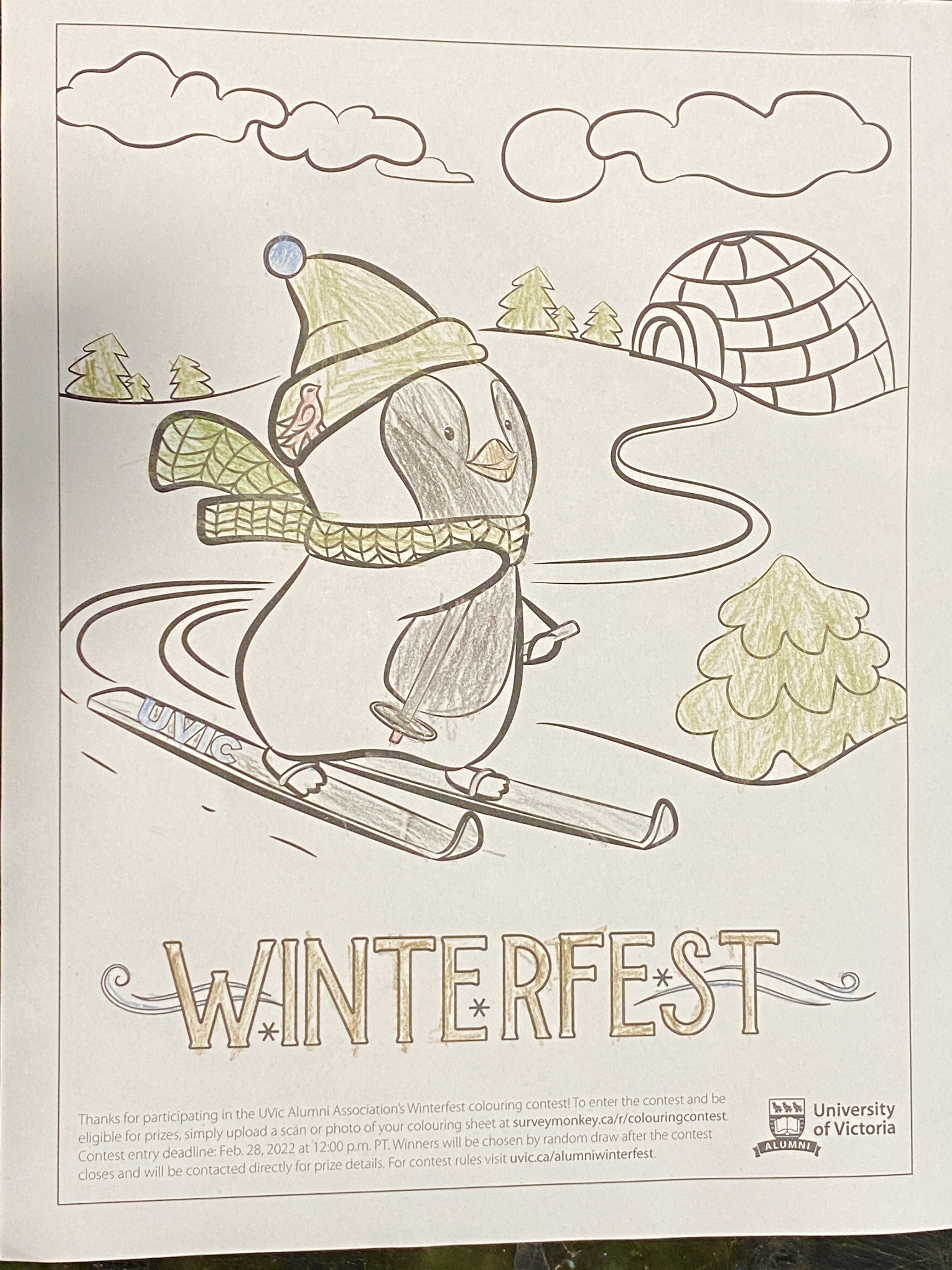 Colouring contest entry - 6-11