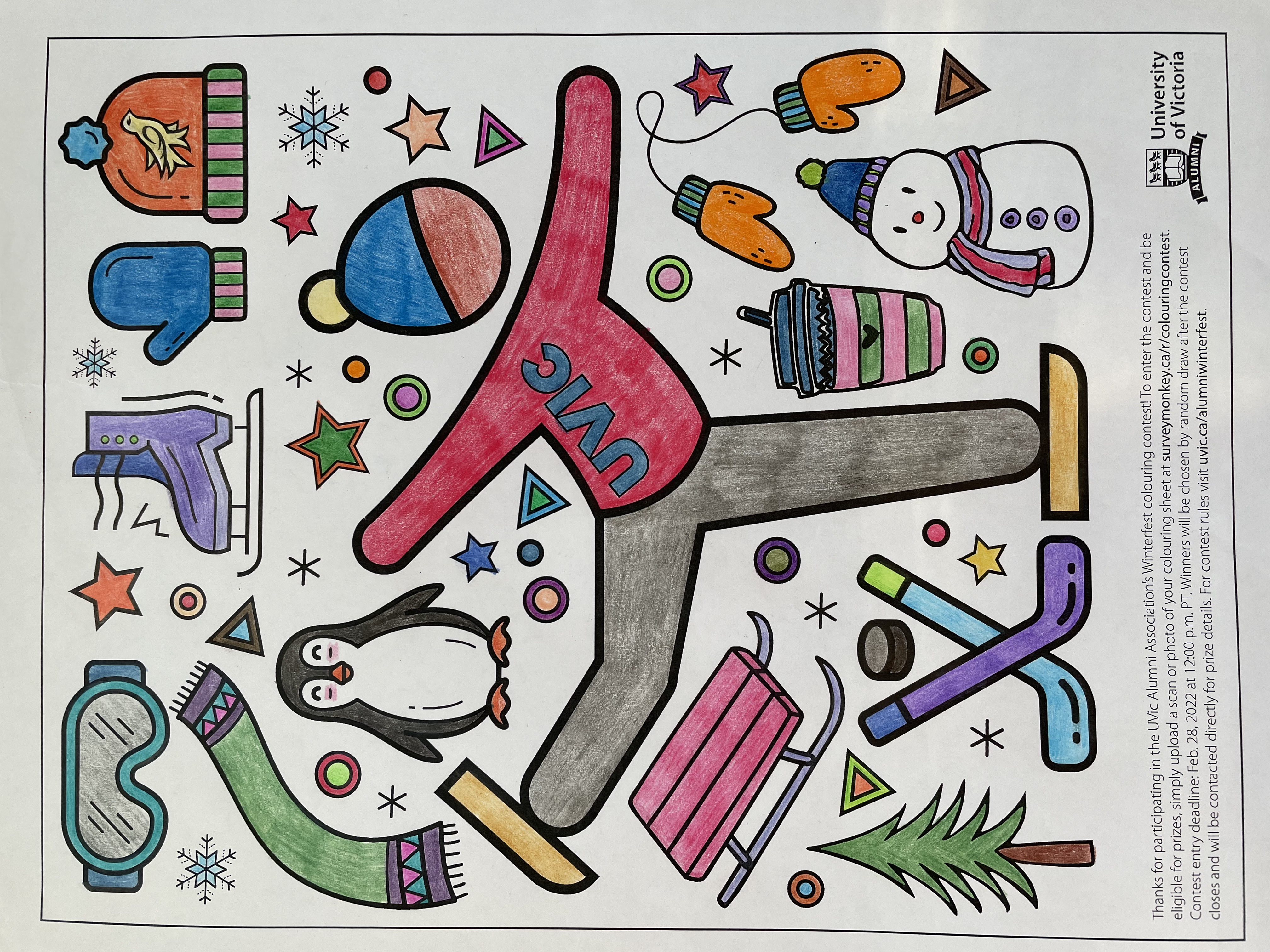 Colouring contest entry - Adult 