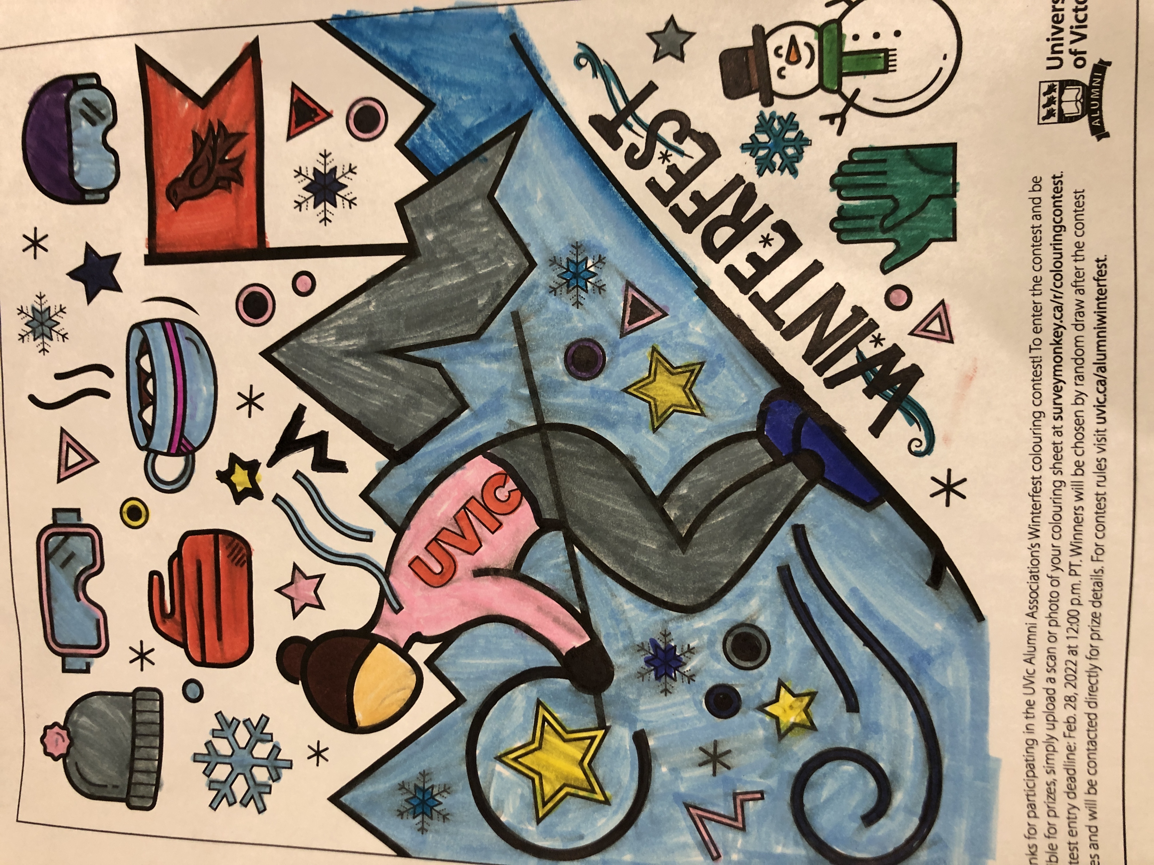 Colouring contest entry _Adult