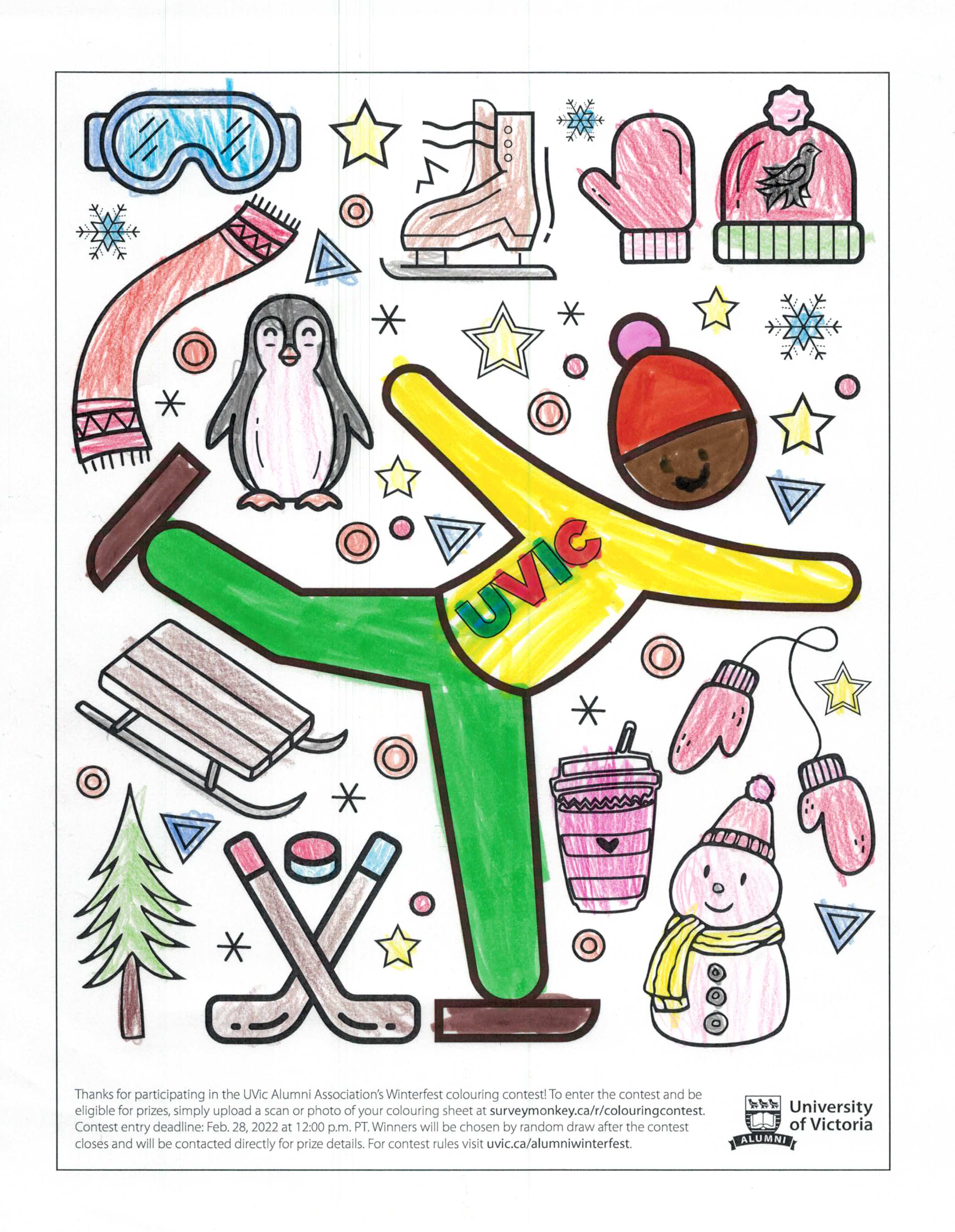 Colouring contest entry age 0-5