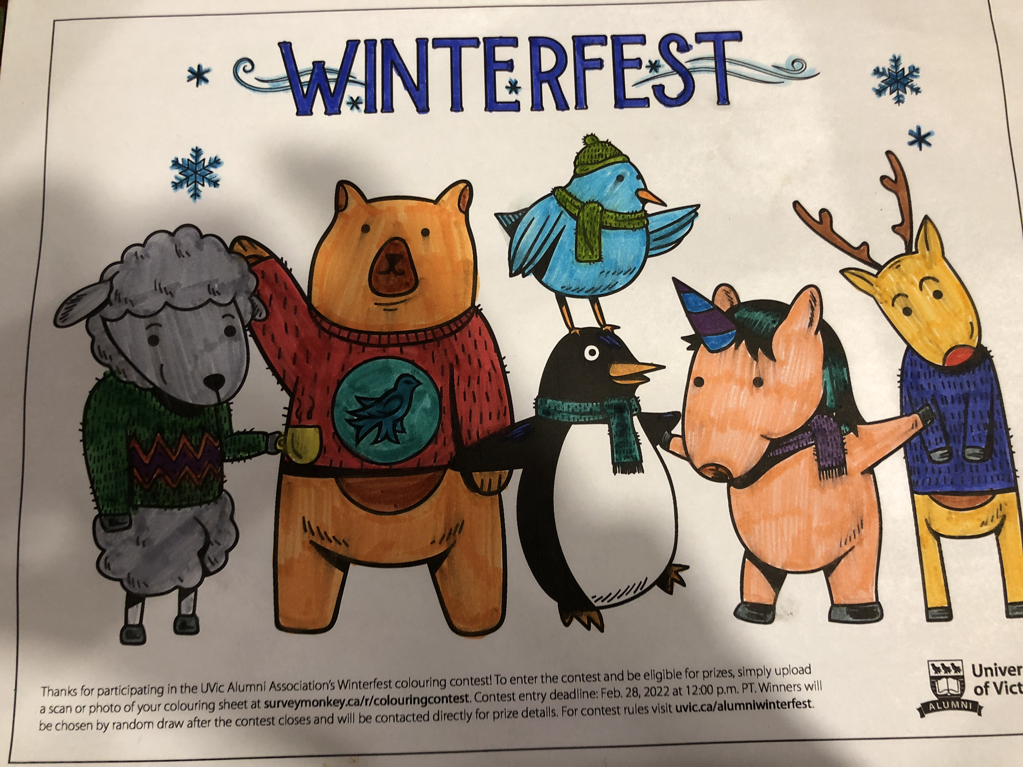 Colouring contest entry _Adult