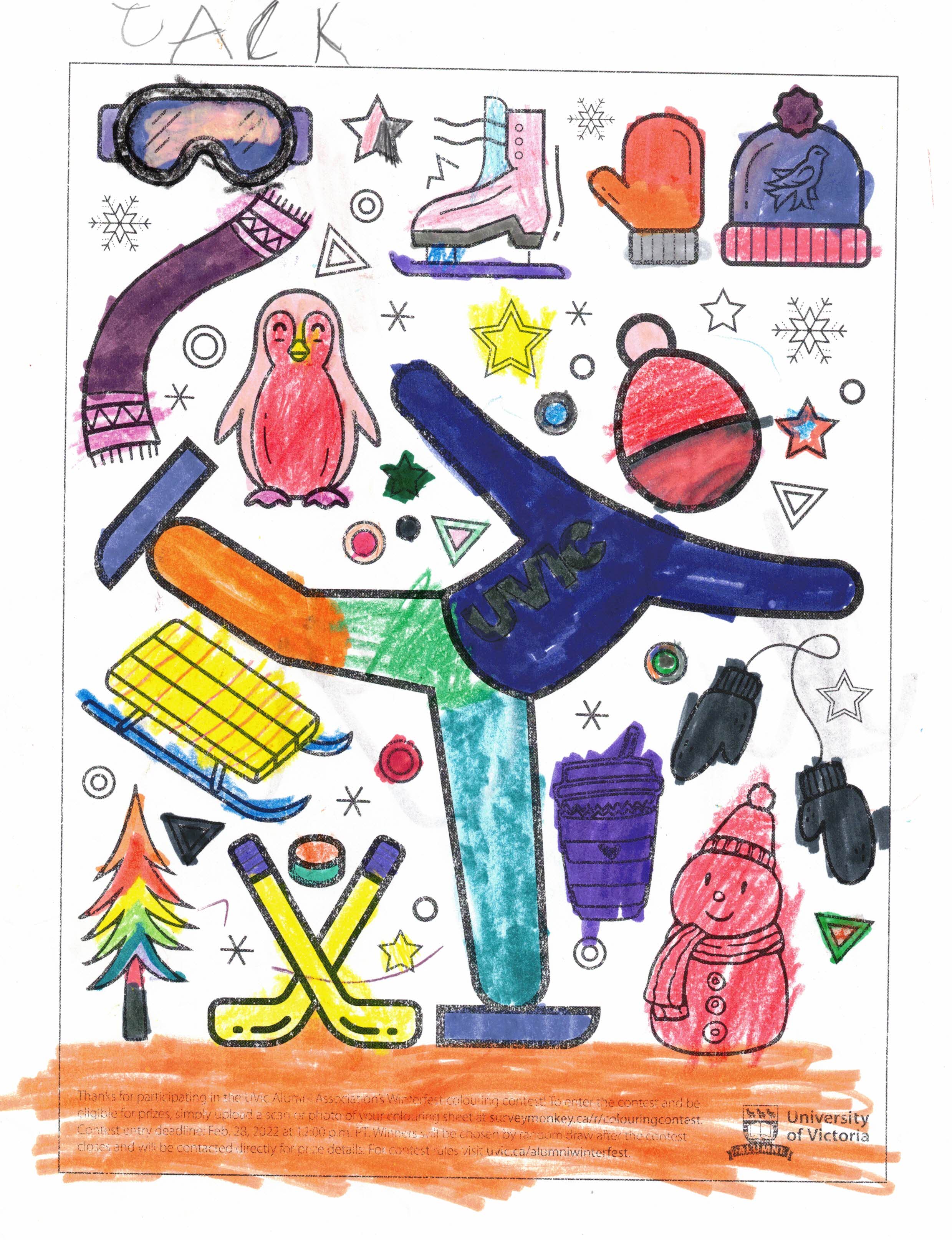 Colouring contest entry age 0-5