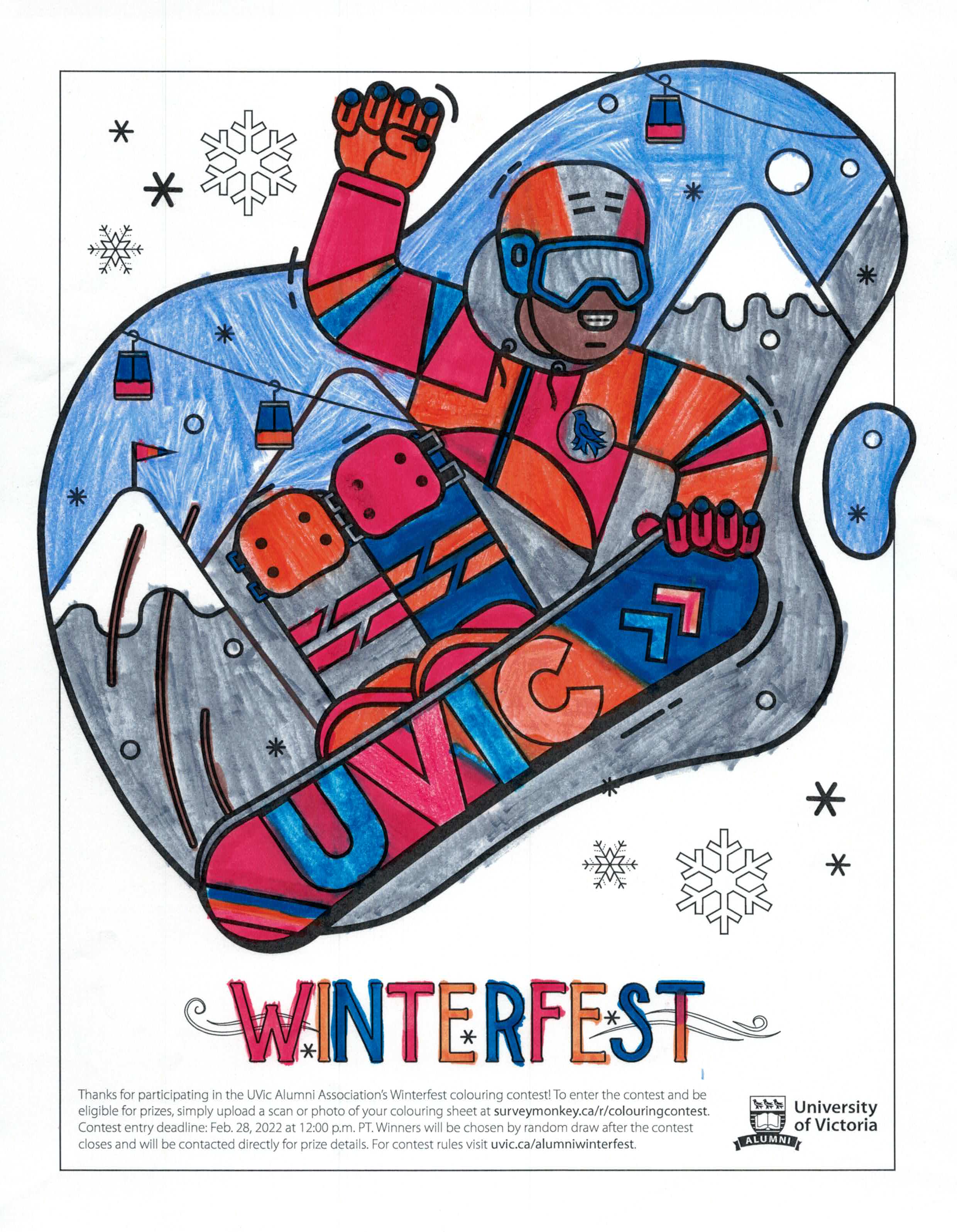 Colouring contest entry age 6-11