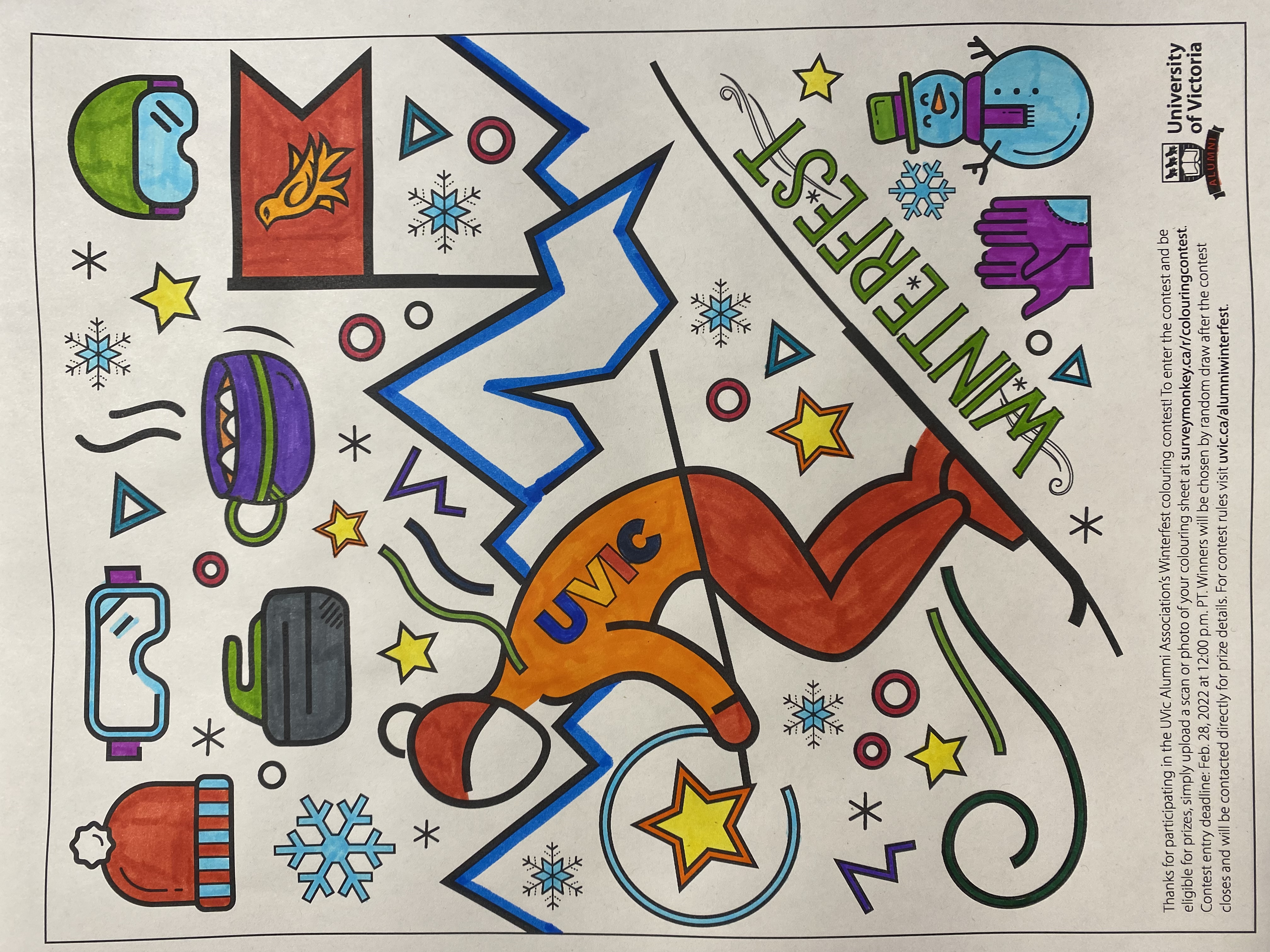 2022 Winterfest Colouring Contest Entry - adult