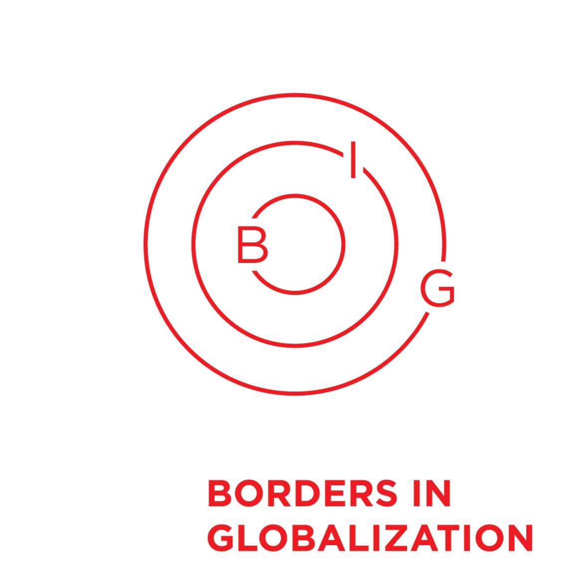 BIG logo with 'Borders in globalization' written underneath